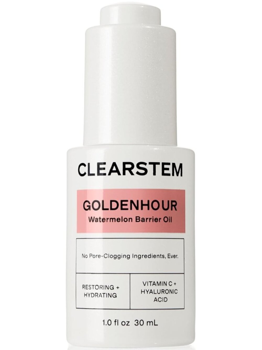 Clearstem Goldenhour Watermelon Barrier Oil Hydrating Facial Glow Serum New